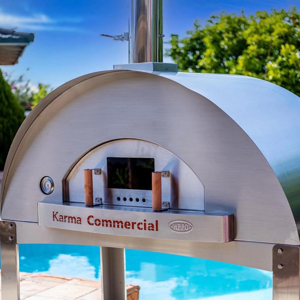 55 in. 304 Stainless Steel Wood Fired Pizza Oven O360727