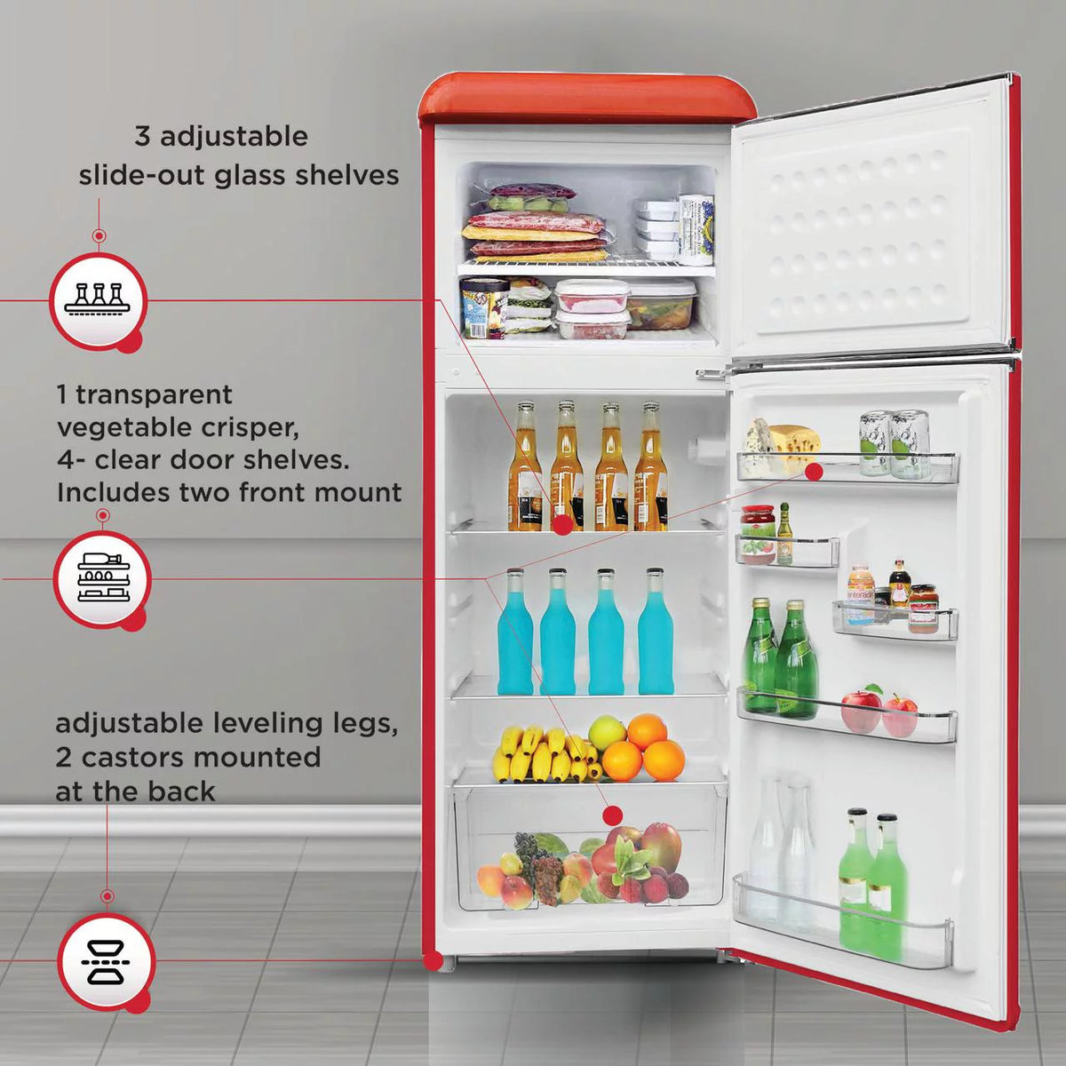 7.5 Cu. Ft. Top Freezer Refrigerator H1316