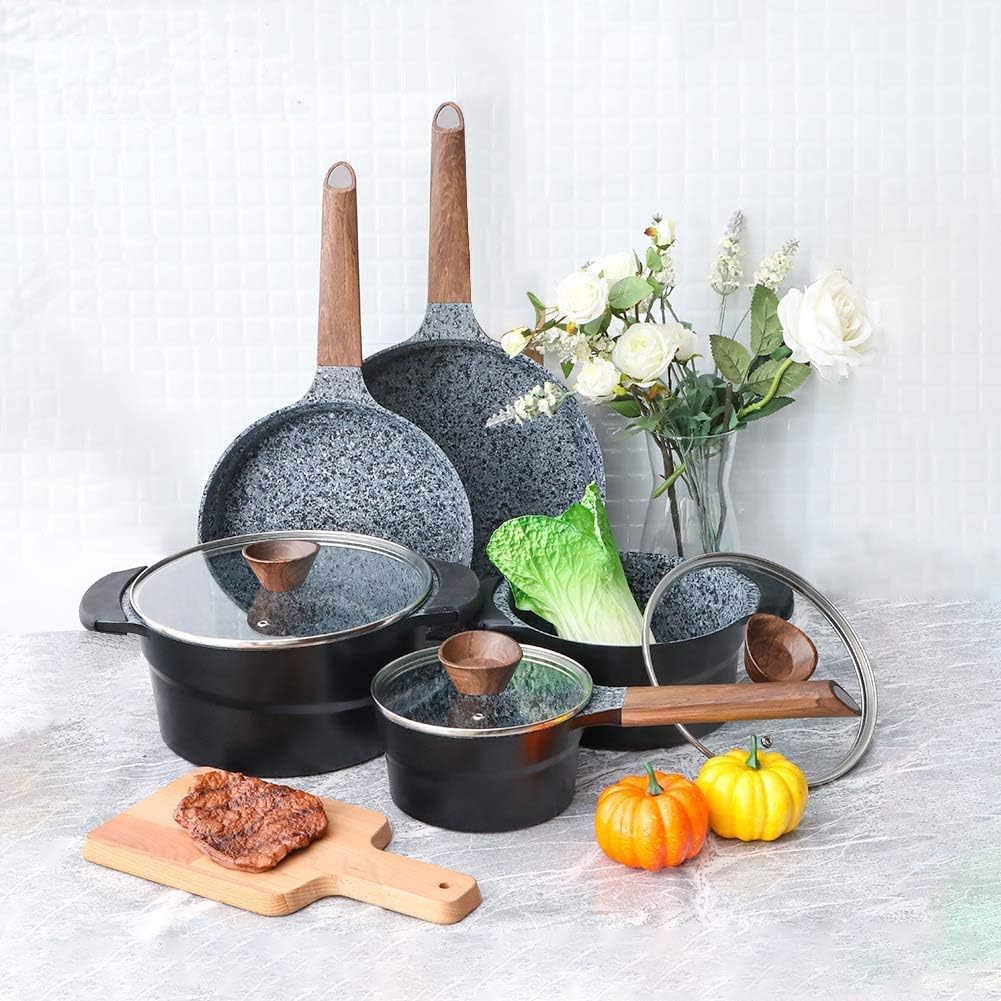 12 Piece Nonstick Die-cast Aluminum Cookware Set P3993