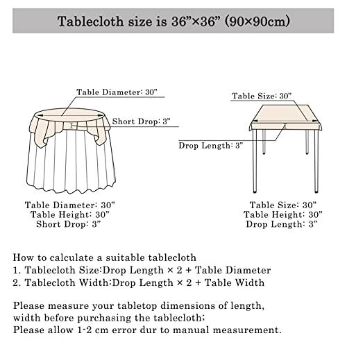 2 Pack 72x72 Inch Black Sequin Tablecloths F7951