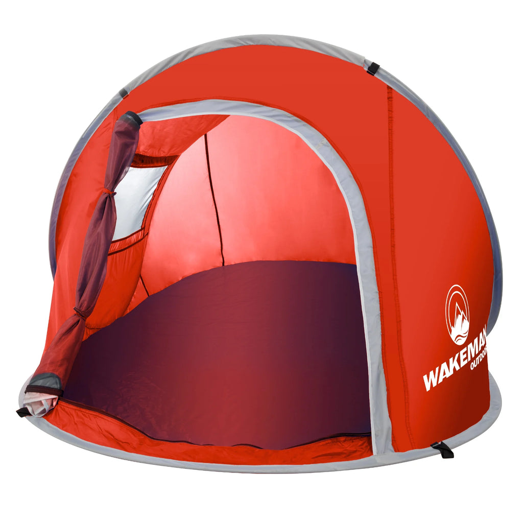 Water-Resistant 2-Person Pop-up Tent (Blue) O249506