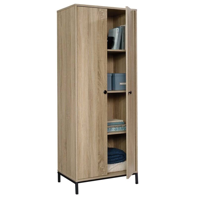 Tall Wood Storage Cabinet J381370
