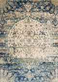 Blue Ivory Rug Q332