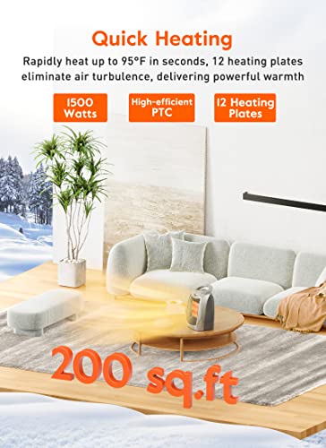Portable Electric Ceramic Space Heater with Thermostat Y323