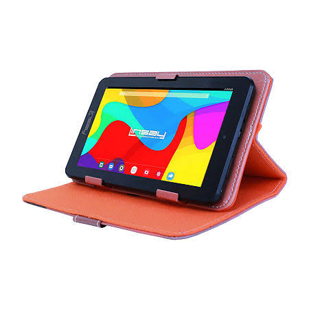 7 in. 2GB Ram 32GB Storage Android 10 Tablet with Leather Case, Holder and Pen, Purple Z9899