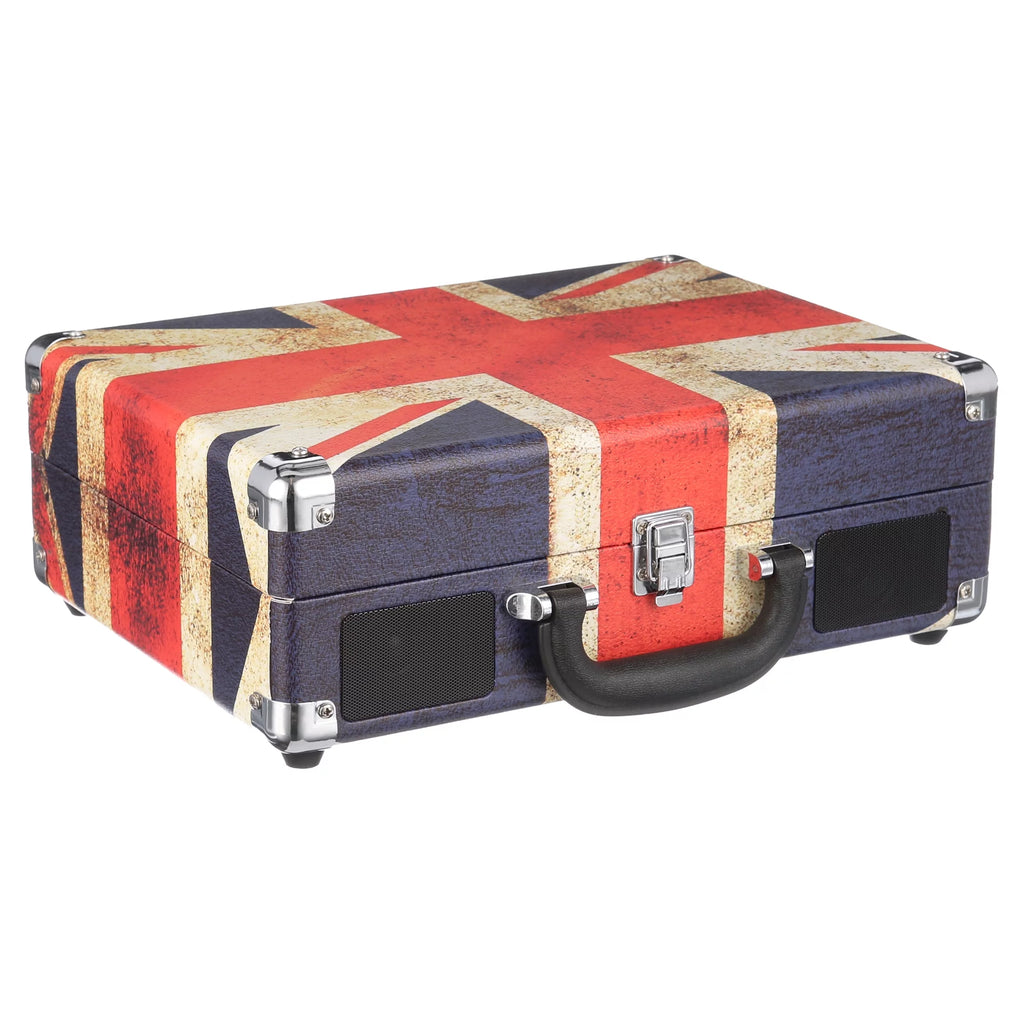 Bluetooth Suitcase Record Player with 3-speed Turntable P381935