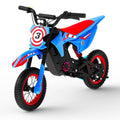 Kids Electric Dirt Bike 25KM/h Adjustable Speed Black T49844