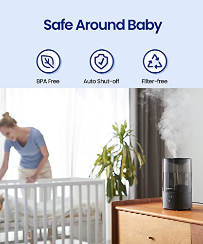 Black Cool Mist Ultrasonic Humidifier X129