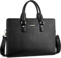 Leather Laptop Briefcase Shoulder Bag P75779