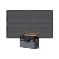 700W 606Wh Portable Power Station with 100W Flexible Solar Panel J2284