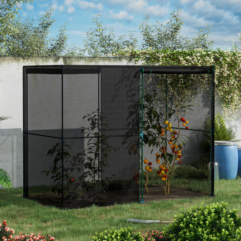 Outdoor Walk-in Crop Cage with HDPE Cover K986