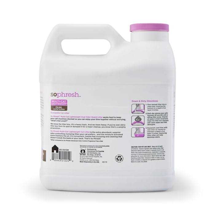 Multi-Cat Lightweight Dual Odor Guard Litter O824