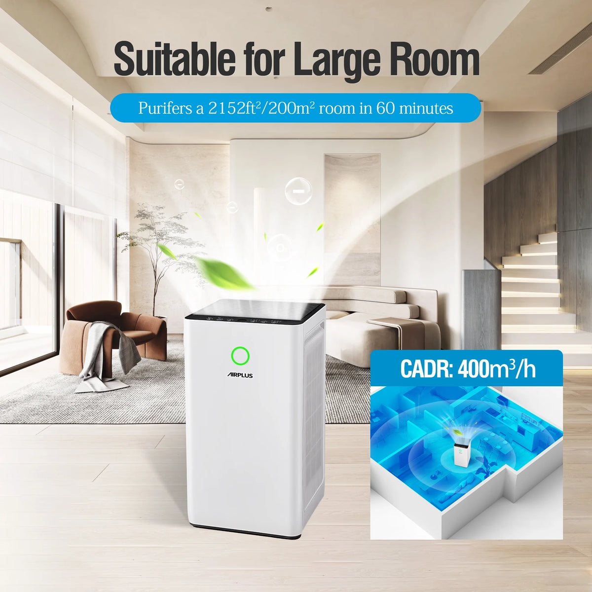 White H13 True HEPA Air Purifier Z251987