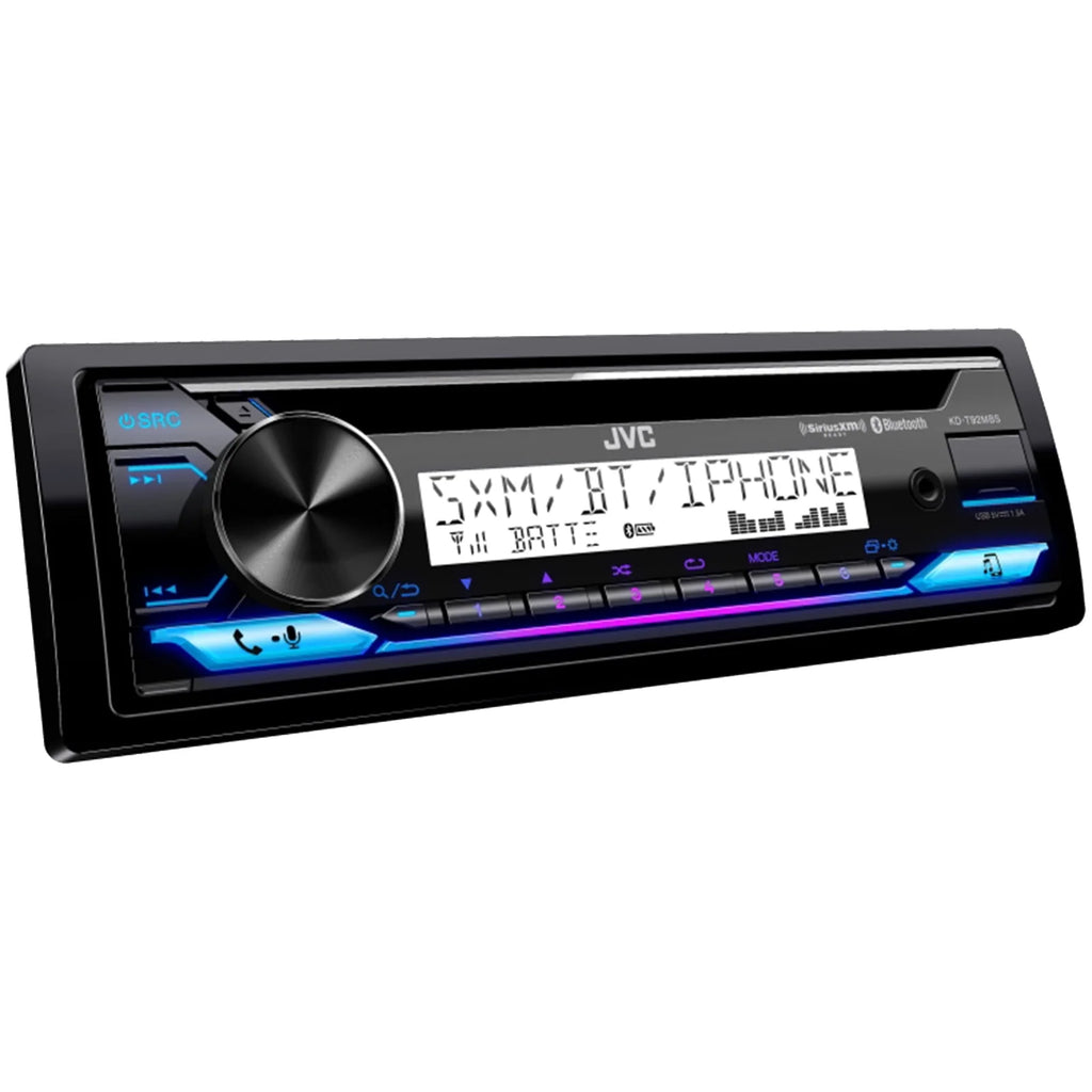Single DIN Marine Bluetooth USB AM/FM Radio CD Player Stereo Receiver Q335055