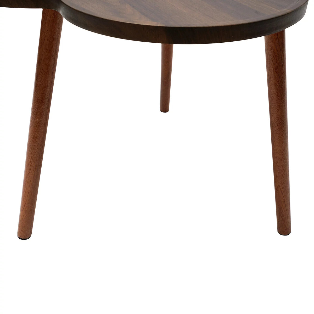 Log Color Coffee Table with Wood Legs X87193