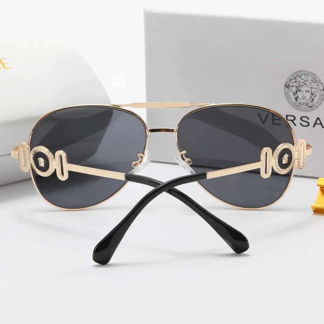 Fashion Double Layer Frame Elliptical Polarized Sunglasses X355