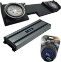 Compatible with 2014 - UP GMC Sierra Double Cab Dual 10 Sub Box X2918