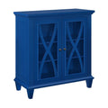 Blue Double Door Accent Cabinet L684153