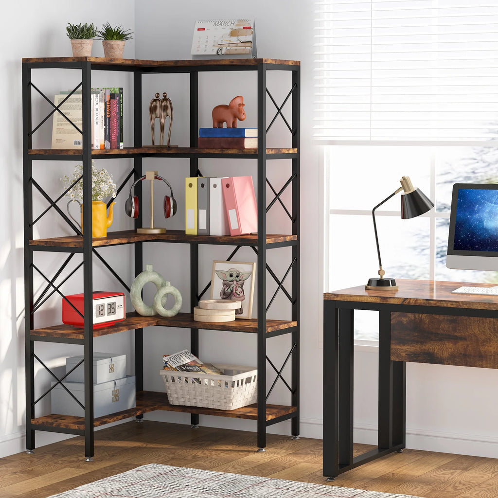 5-Tier Corner Bookshelf C858