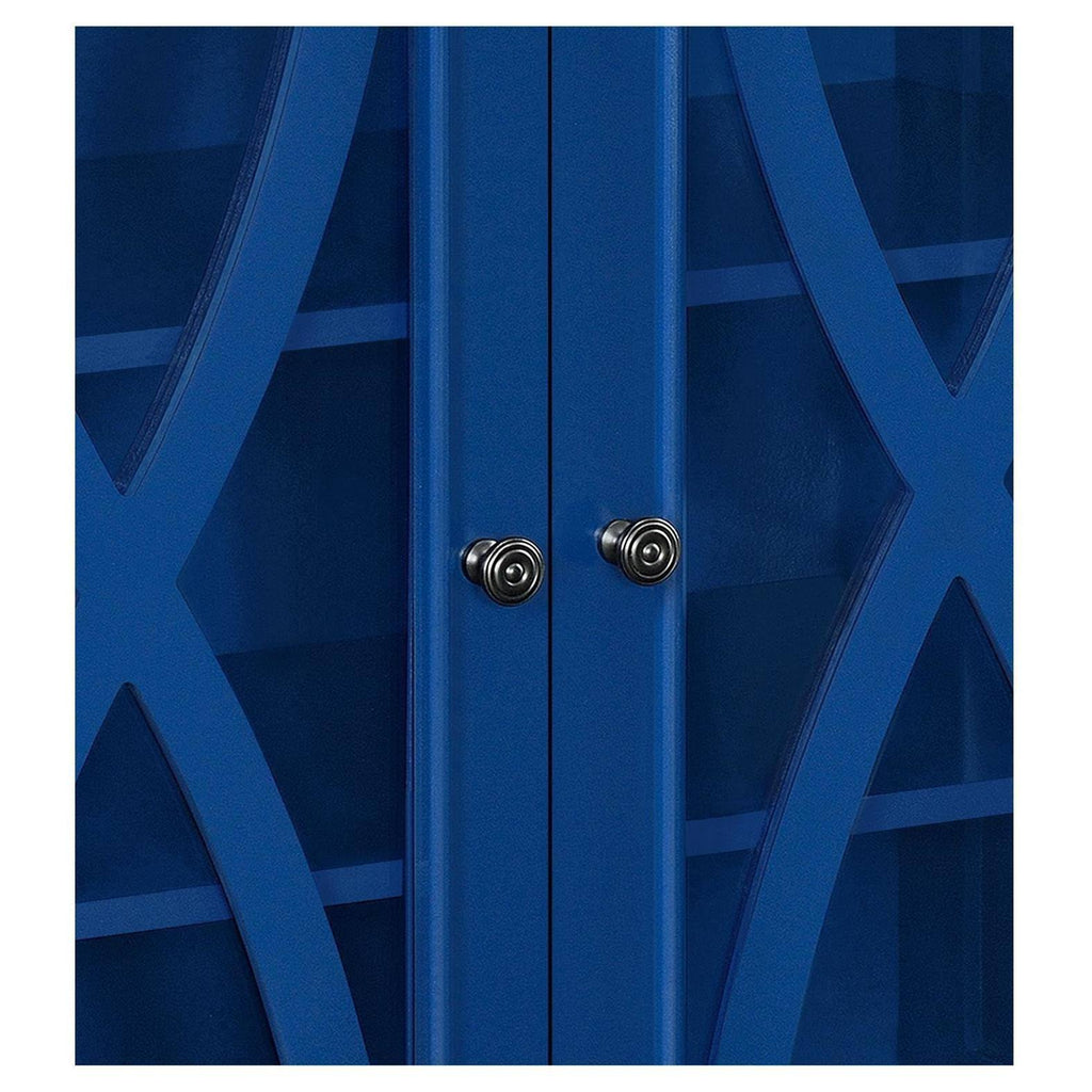 Blue Double Door Accent Cabinet L684153