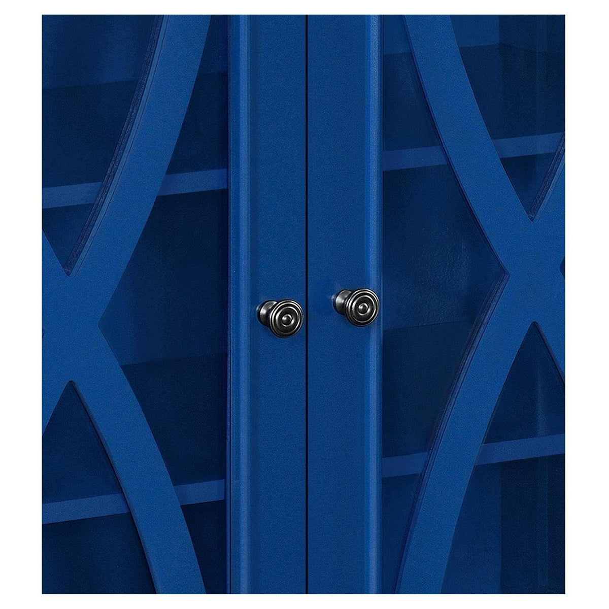 Blue Double Door Accent Cabinet L684153