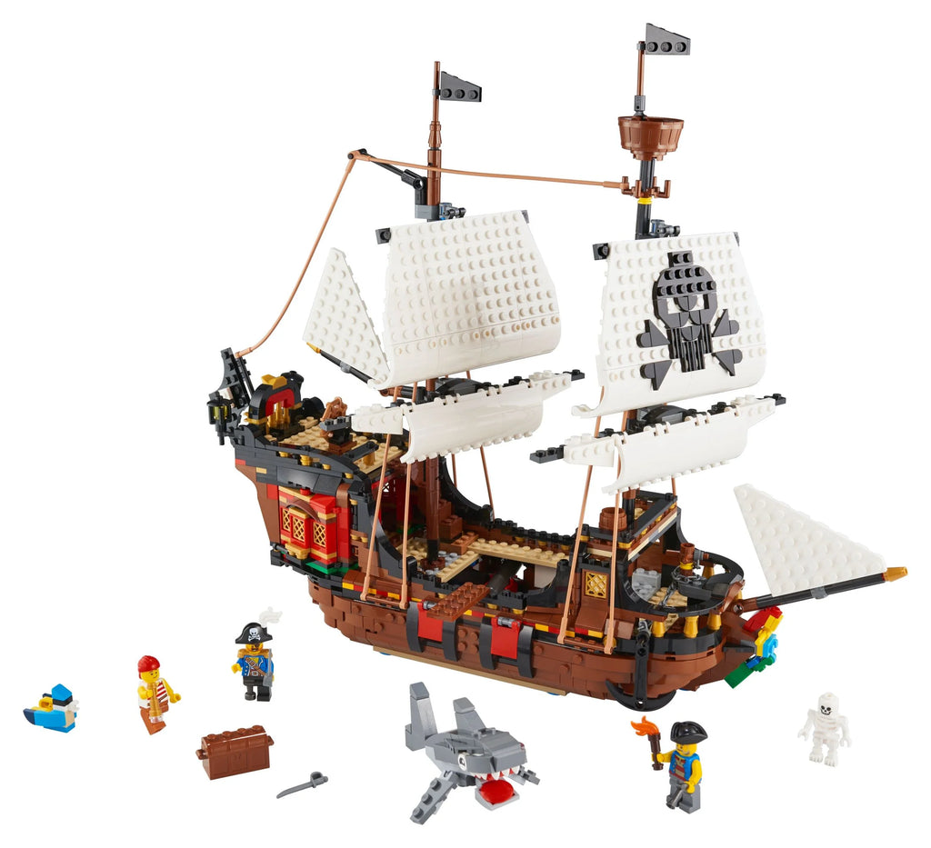 3 in 1 Pirate Ship Building Set S954240