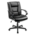 Black Mid-Back Manager's Chair W2673