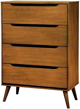 Oak Wood 4-Drawer Chest V671935