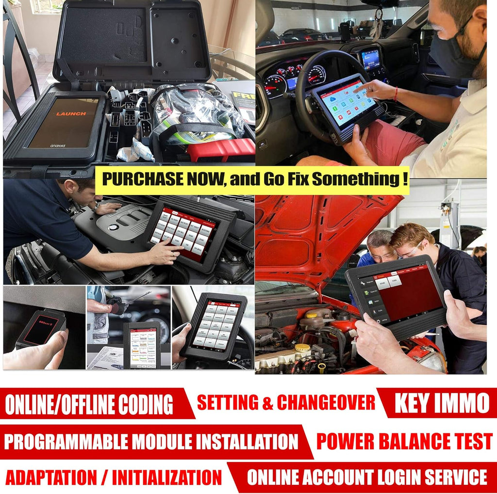 Bidirectional Full System Automotive Diagnostic Scanner N637