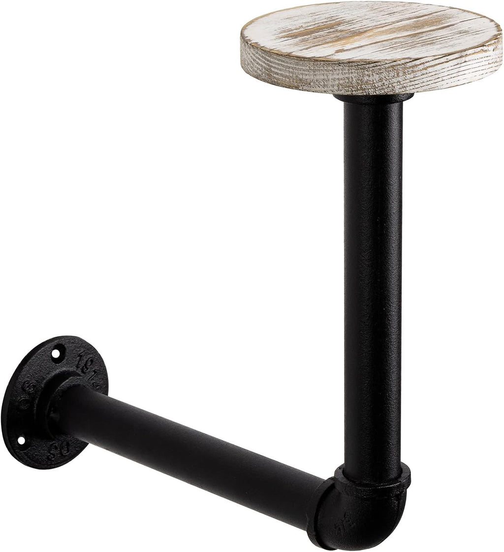 Rustic Brown Wood Hat Rack for Wall Z69504