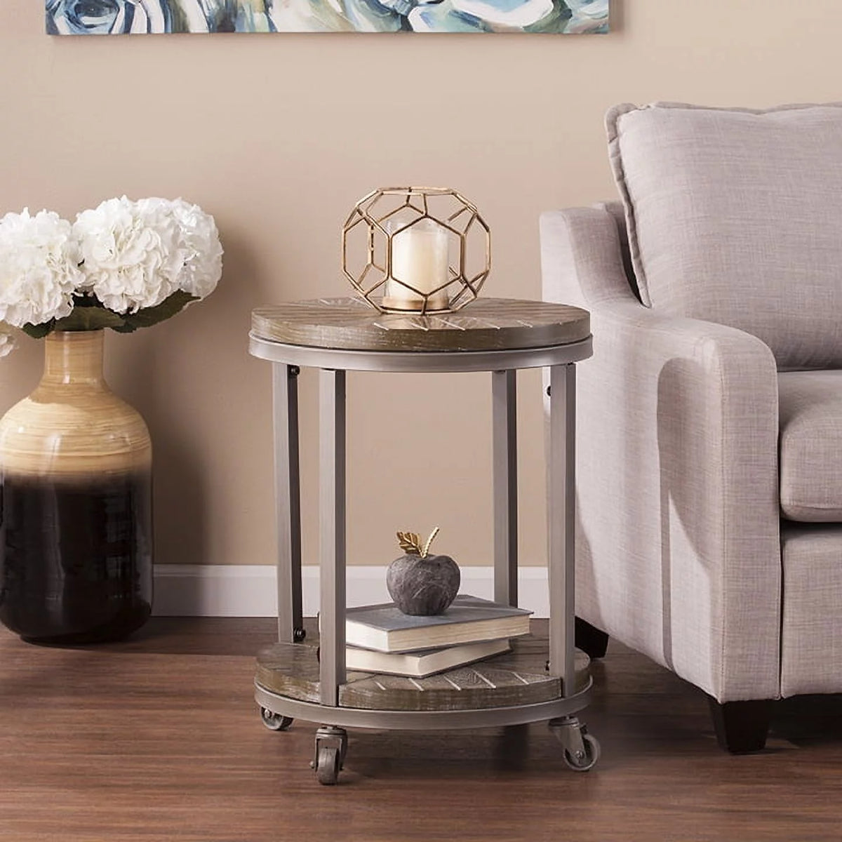 Round End Table V7455