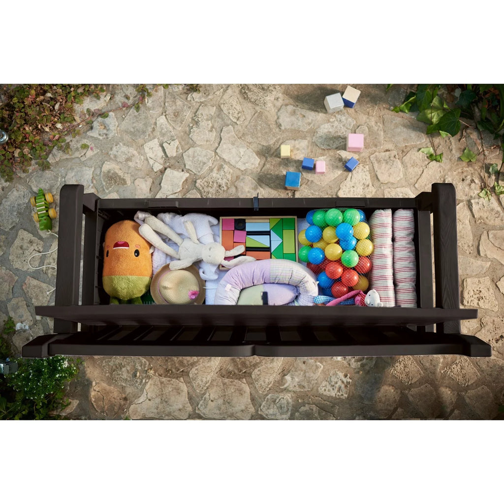 Outdoor Storage Resin Bench S6030