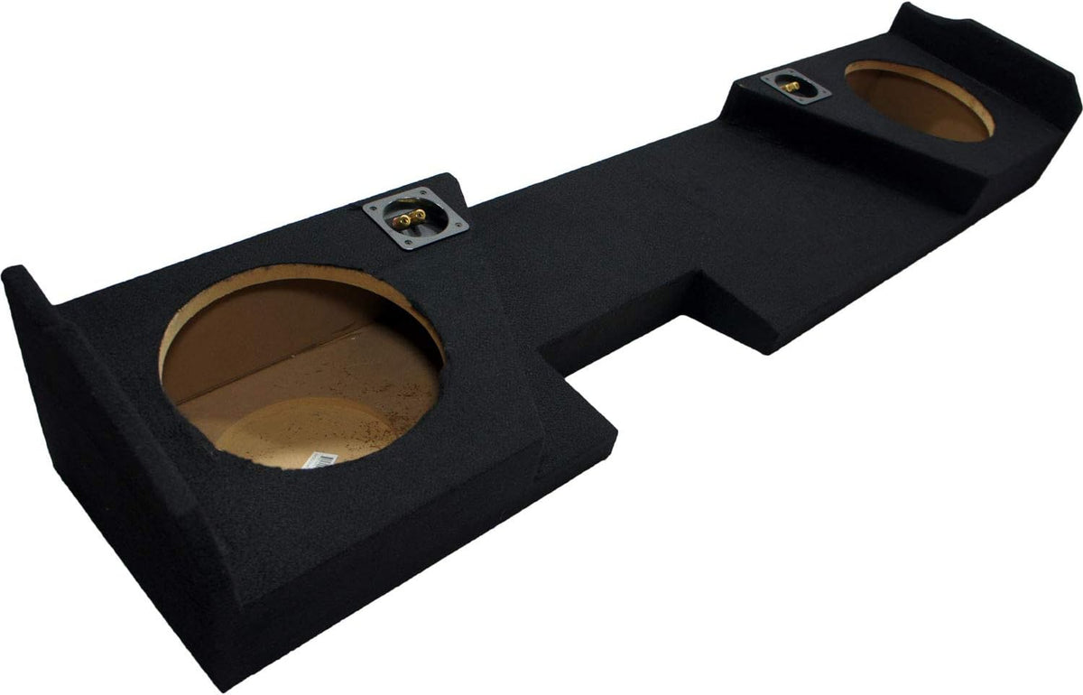 Compatible with 2014 - UP GMC Sierra Double Cab Dual 10 Sub Box X2918