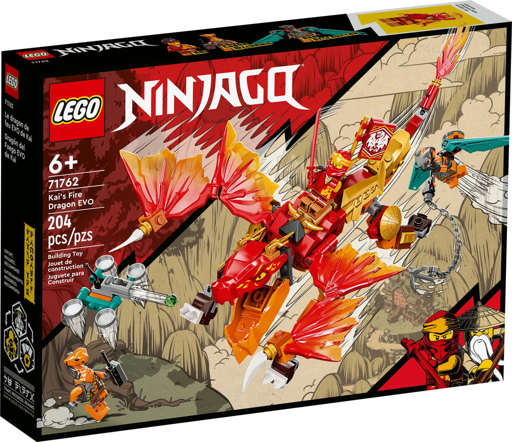 Fire Dragon Toy with Snake Warrior Figures and Minifigure G195