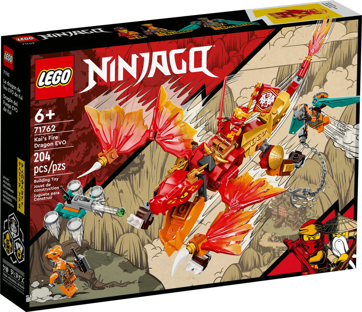 Fire Dragon Toy with Snake Warrior Figures and Minifigure G195