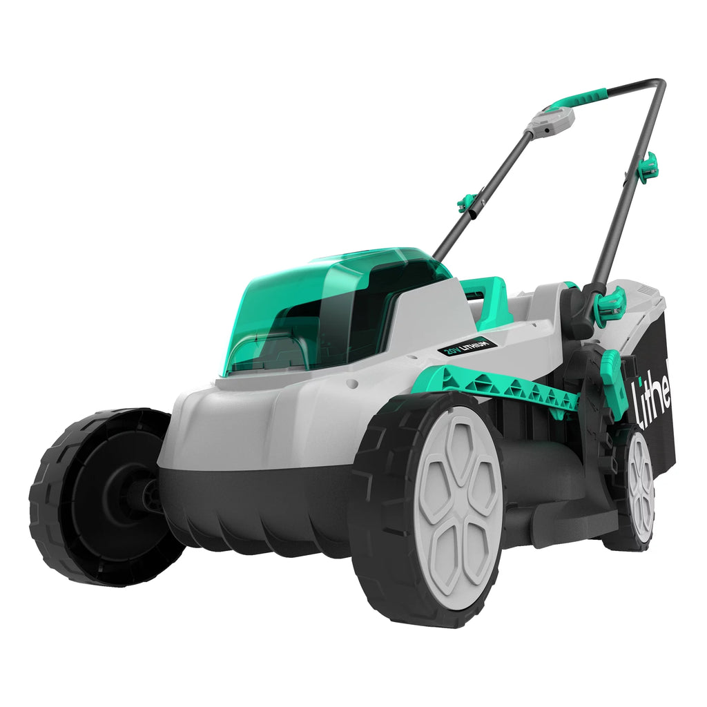 20V 13 Cordless Lawn Mower 16.34 in Brushless Motor 4.0Ah Battery & Charger J60173