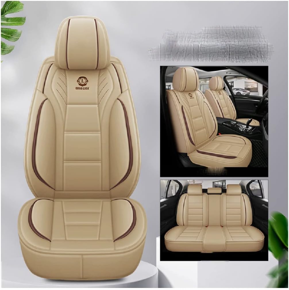 Waterproof Leather Car Seat Covers Full Set X50423