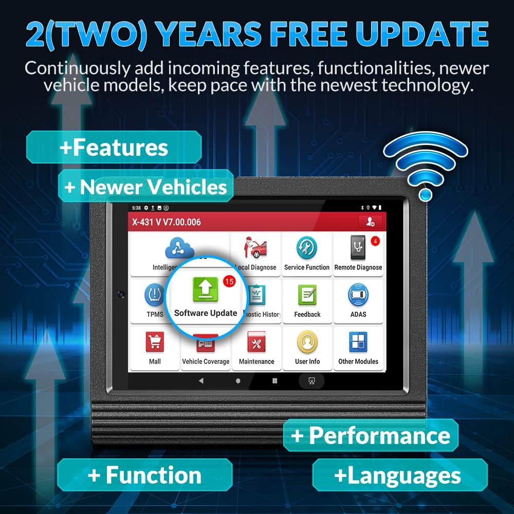 Bidirectional Full System Automotive Diagnostic Scanner N637