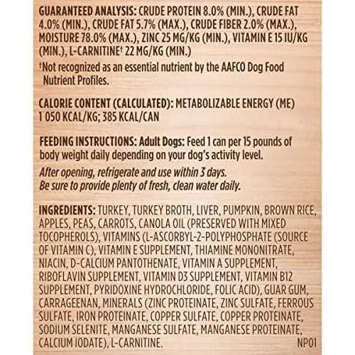Real Turkey & Pumpkin Recipe Wet Dog Food U2773
