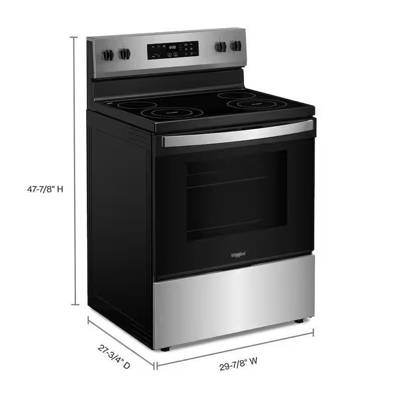 4 Elements Freestanding Electric Range in Stainless Steel S5176