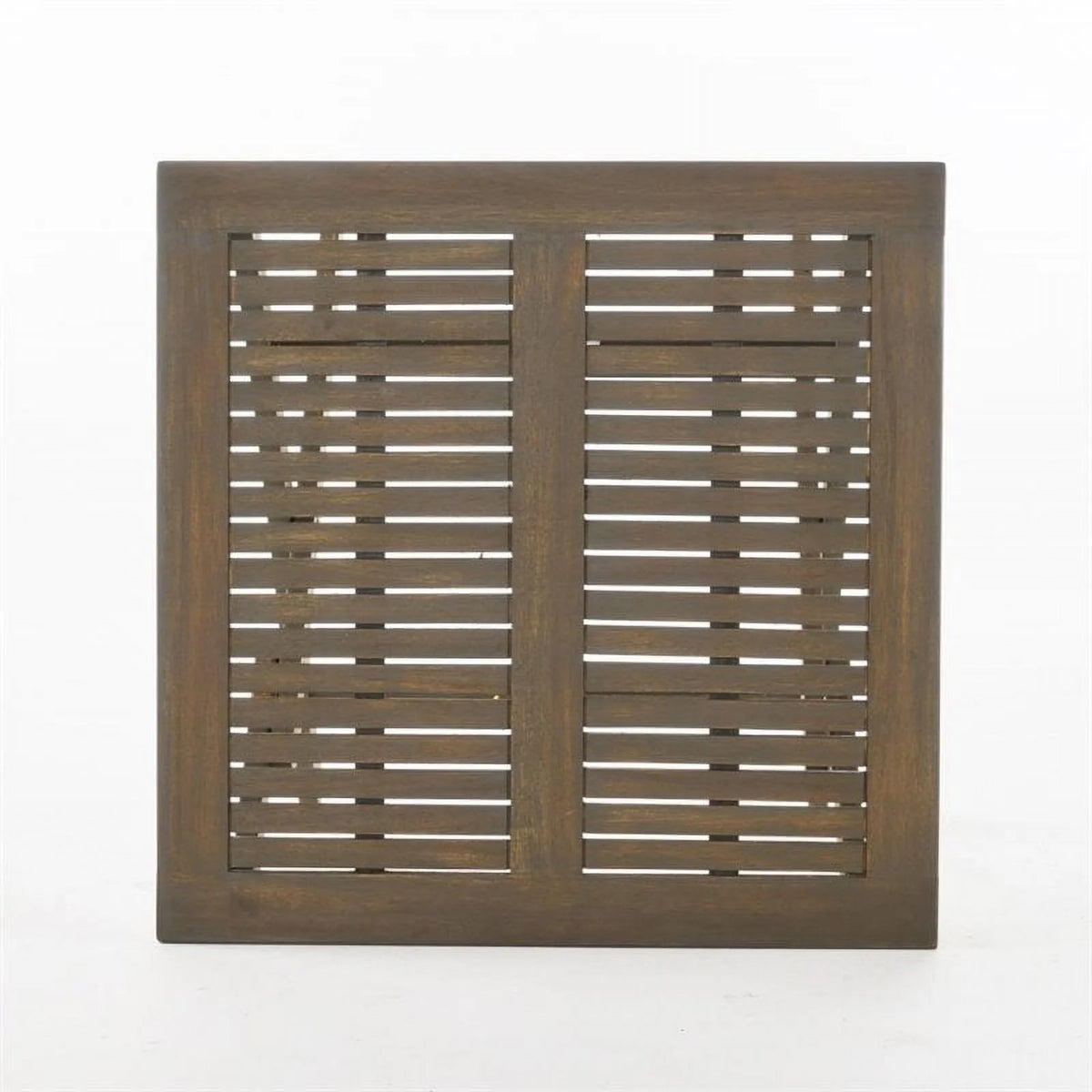Gray Wooden Foldable Patio Dining Table C60788