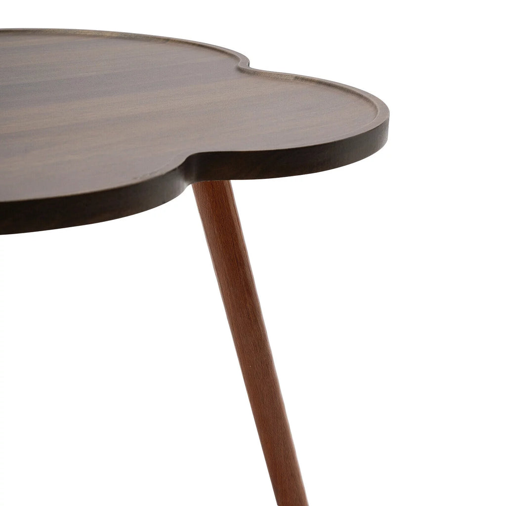 Log Color Coffee Table with Wood Legs X87193