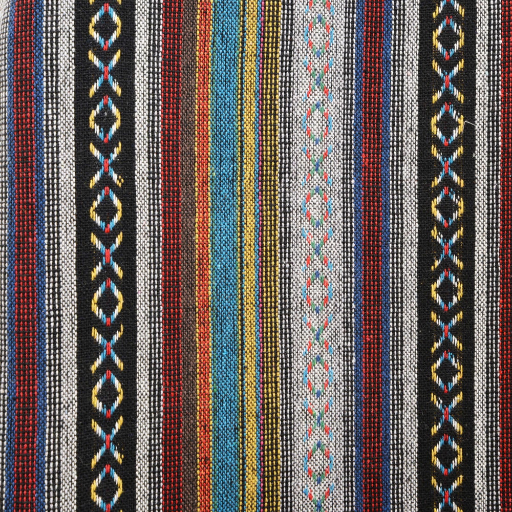 Striped Heavy Duty Woven Car Seat Covers Full Set 9pc X444
