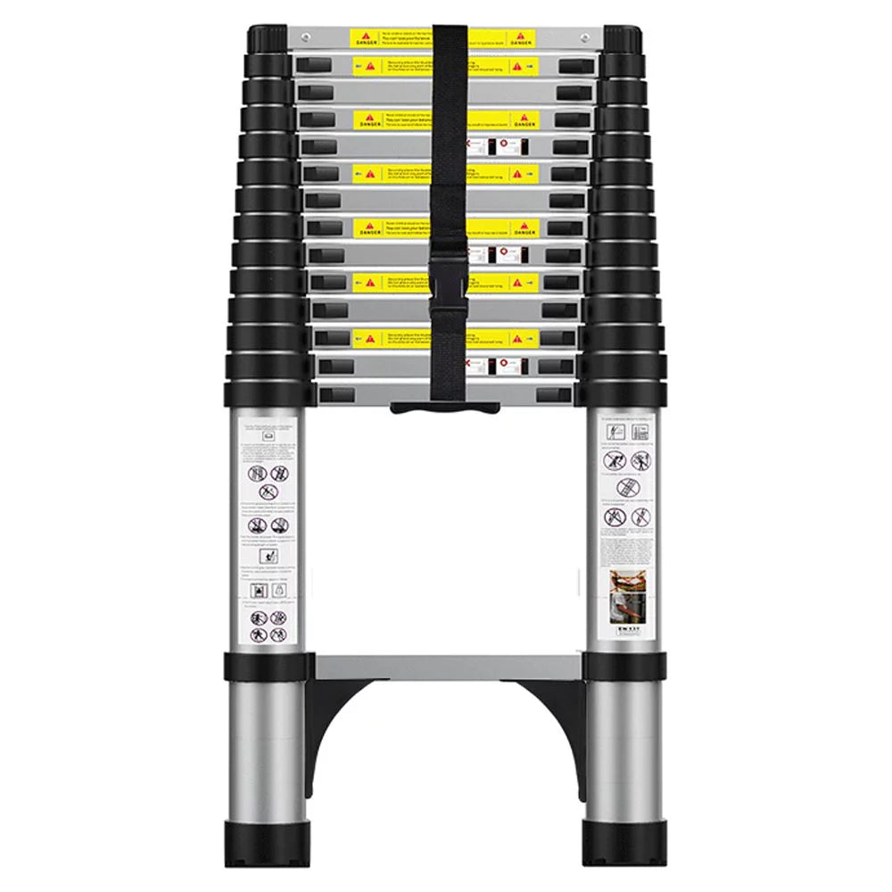 14.5 FT Aluminum Telescoping Extension Ladder 330lbs V141