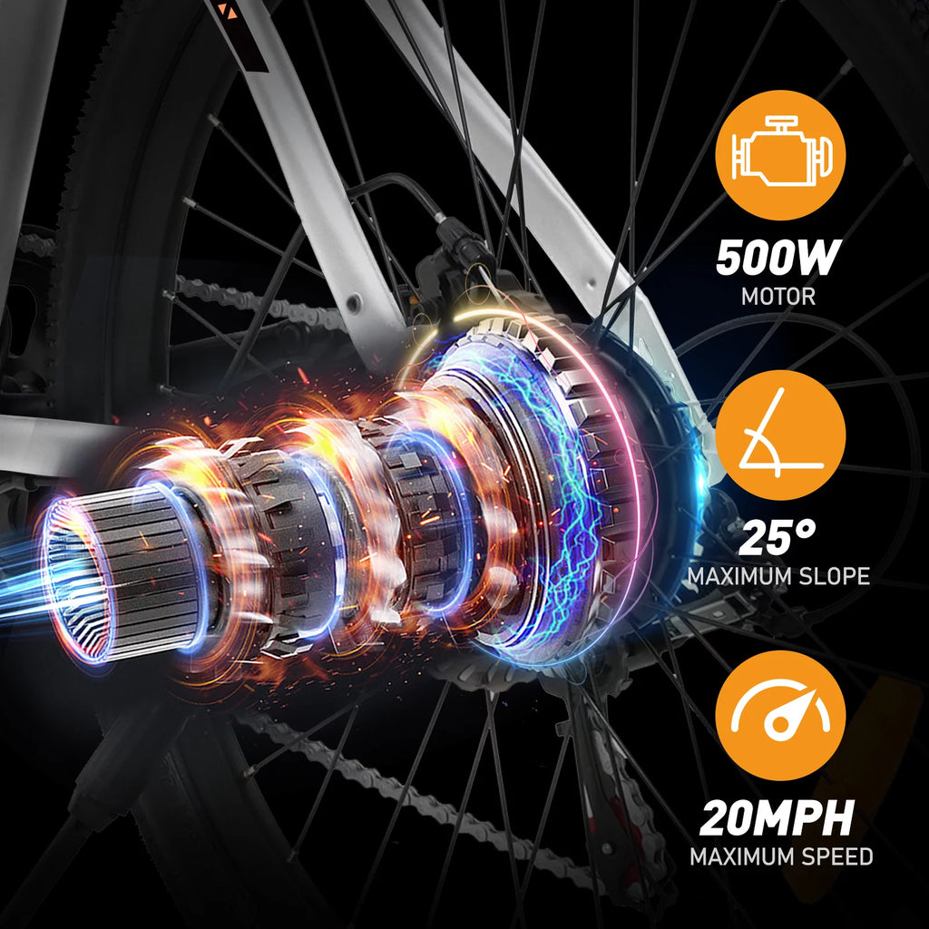 Electric Bike 500W 36V 11.2AH Removable Battery X36336
