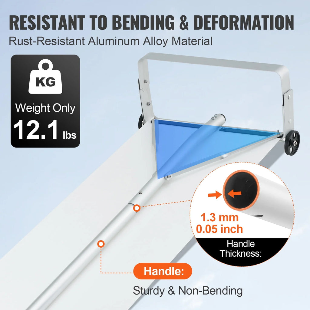 30ft Reach Aluminium Snow Roof Rake A202