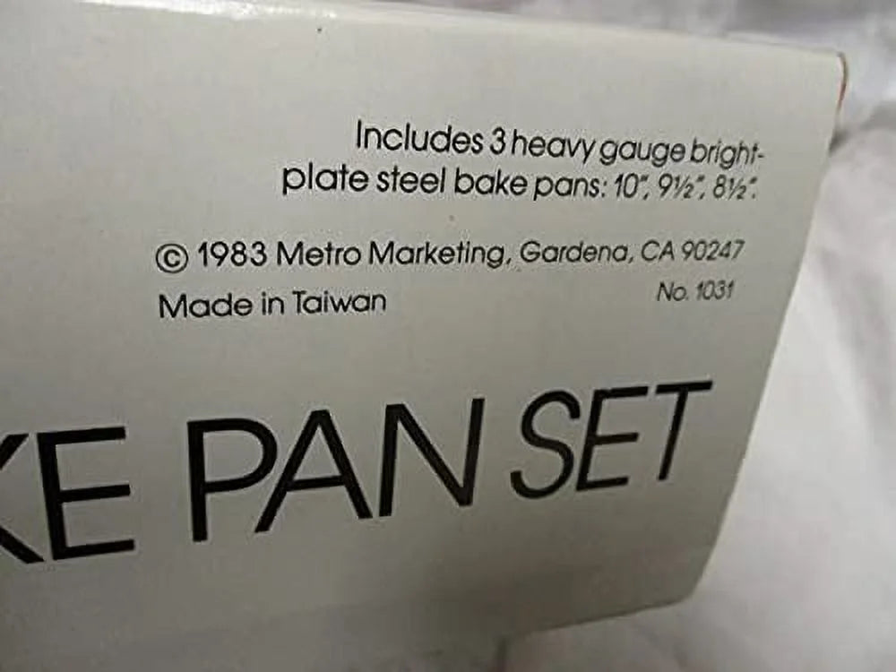 6-Piece Springform Bake Pan Set E308