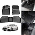 Black 2 Row TPE Floor Mats O935