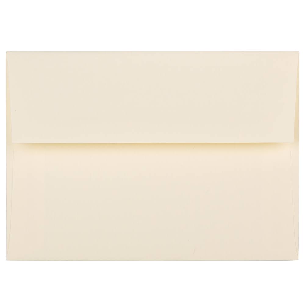 A6 Invitation Envelopes, 4.75 x 6.5, Ivory Laid, 1000/Carton V3491