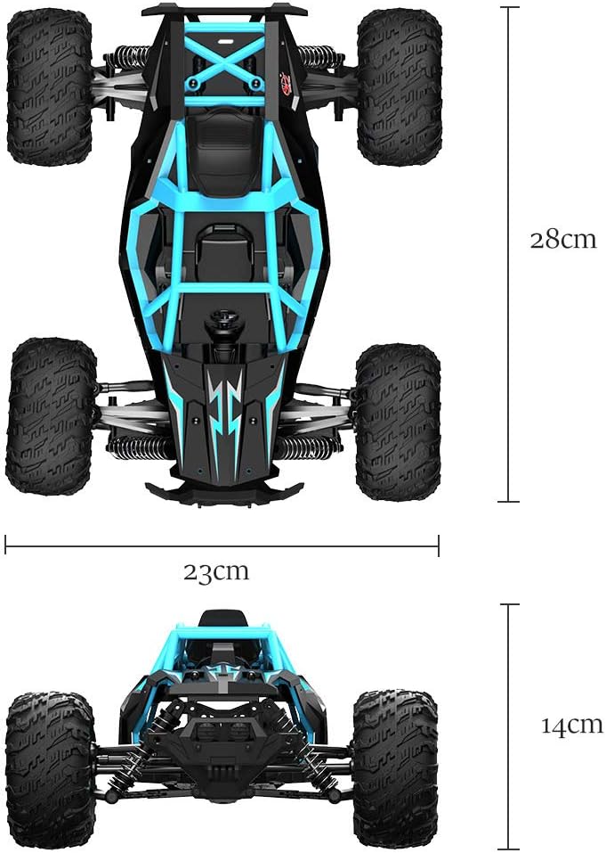 1:14 Scale 2.4Ghz 4WD High Speed Off Road RC Monster Truck Q10369